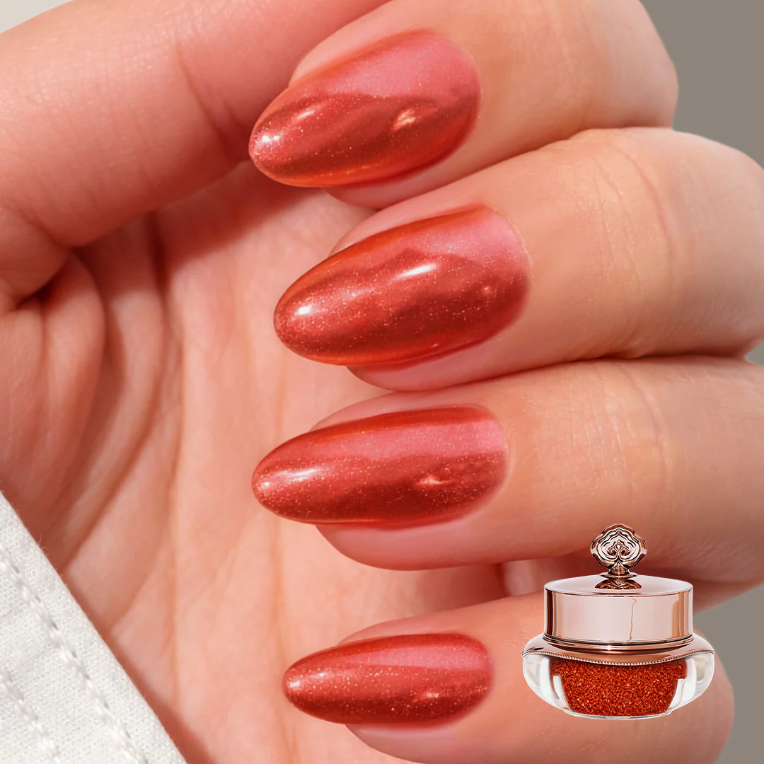 Candy Red - Metallic Nail Powder - Image 2