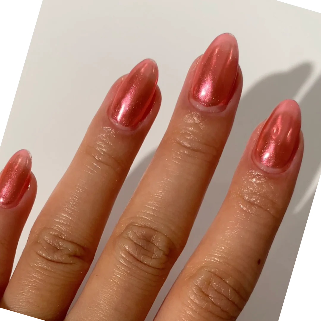 Candy Red - Metallic Nail Powder - Image 3