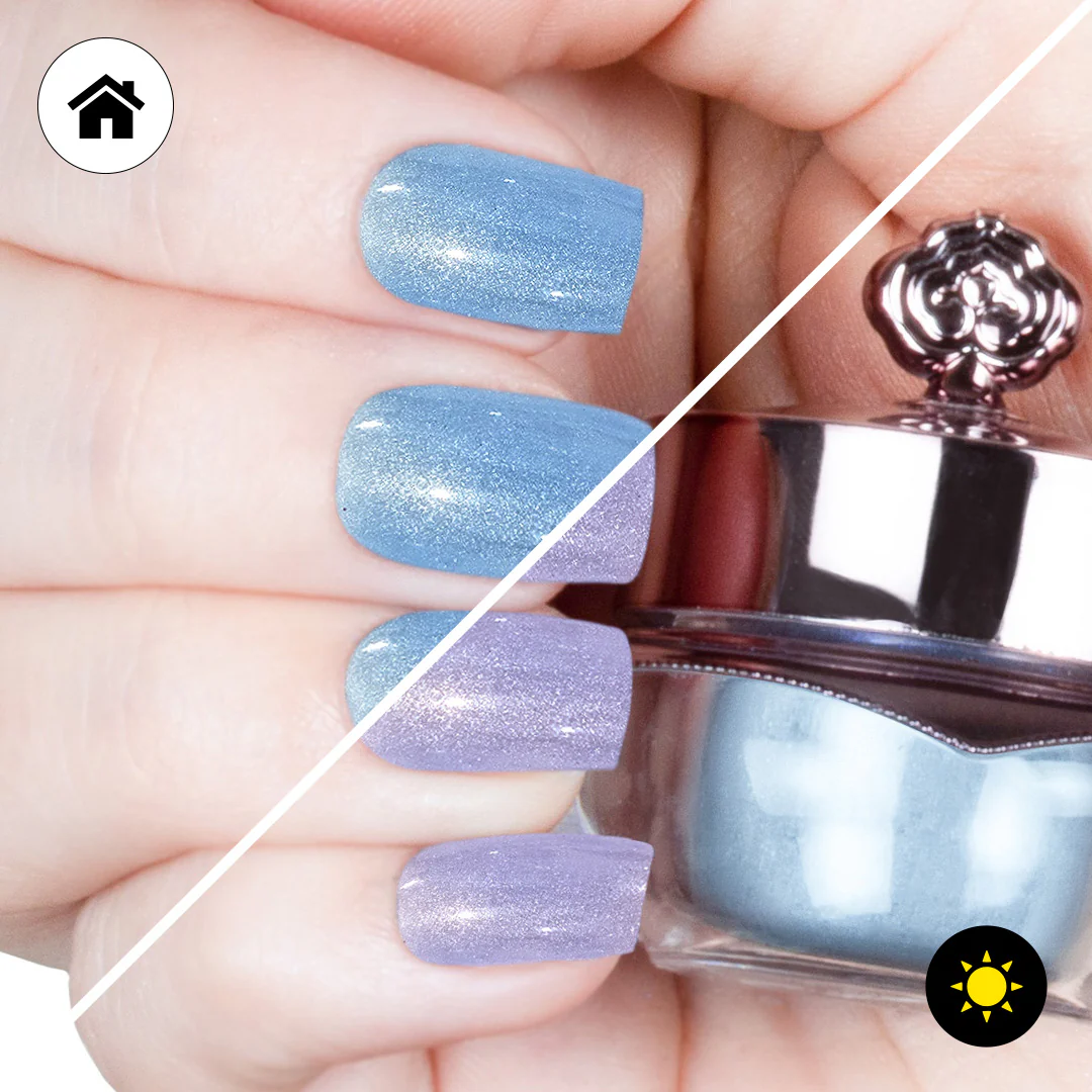 Cornflower - Classic Color Changing Nail Powder - Image 3