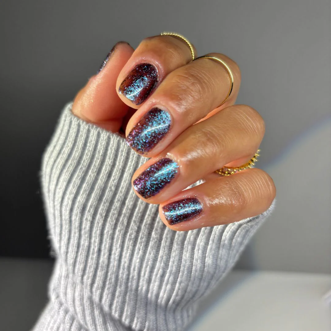Cosmic Blue - Classic Nail Powder - Image 4
