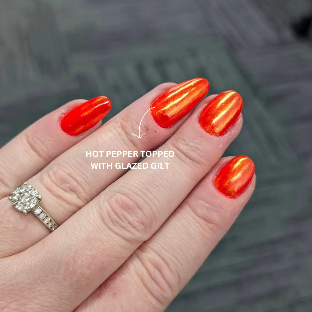 Hot Pepper - Classic Neon Nail Powder - Image 3