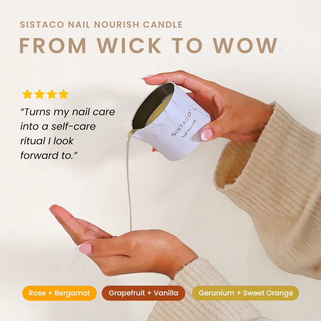 Nail Nourish Candle - Geranium + Sweet Orange - Image 4