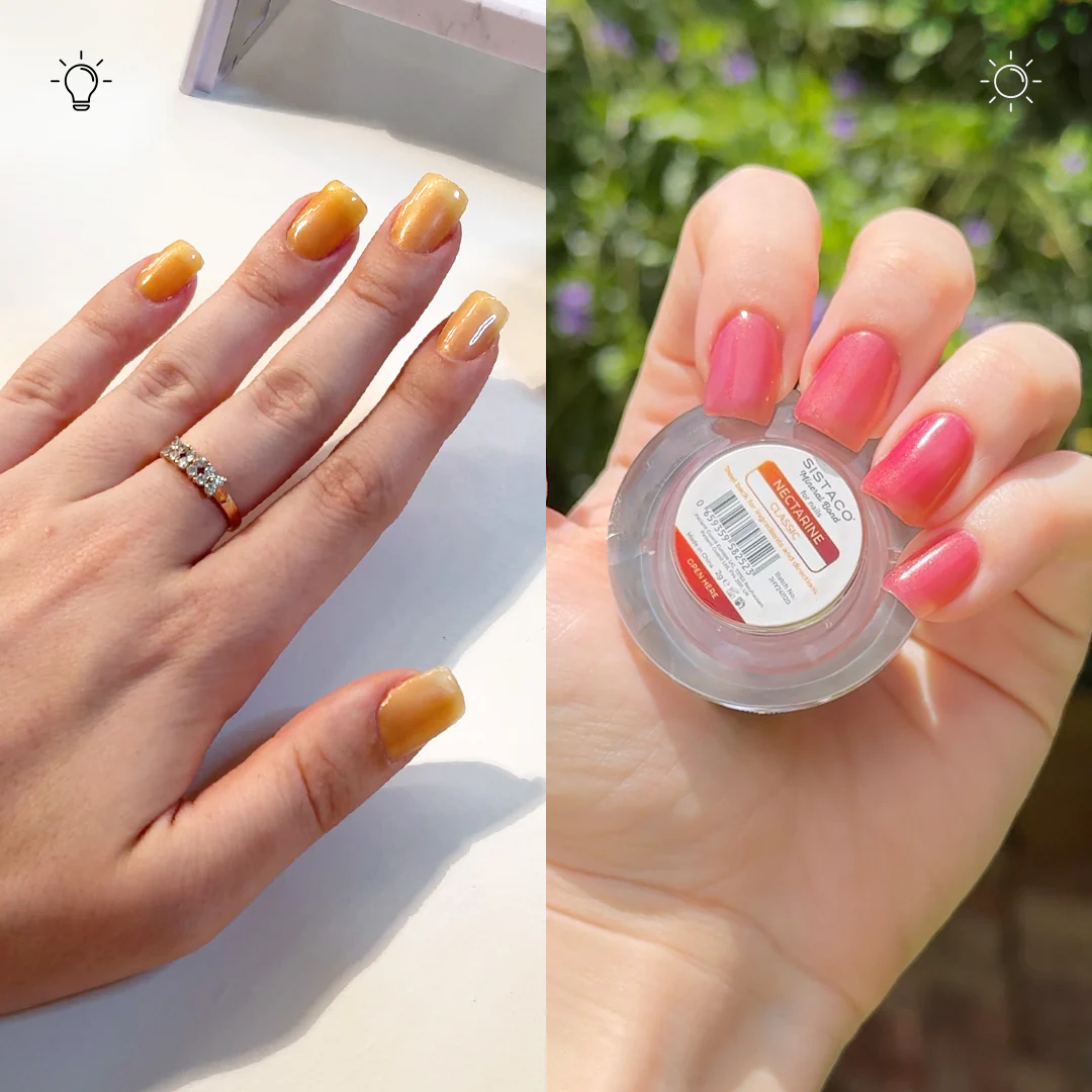 Nectarine - Classic Color Changing Nail Powder - Image 3