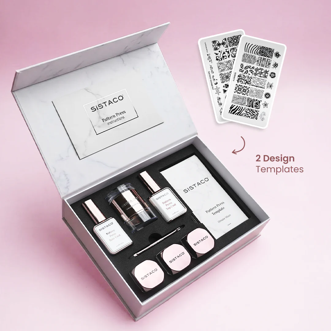 Pattern Press Nail Stamping Kit