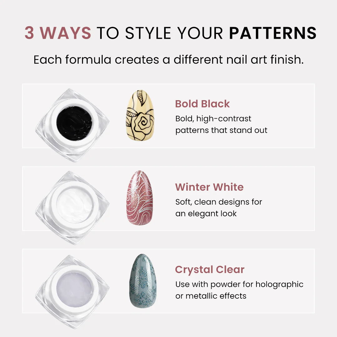Pattern Press Nail Stamping Kit - Image 3