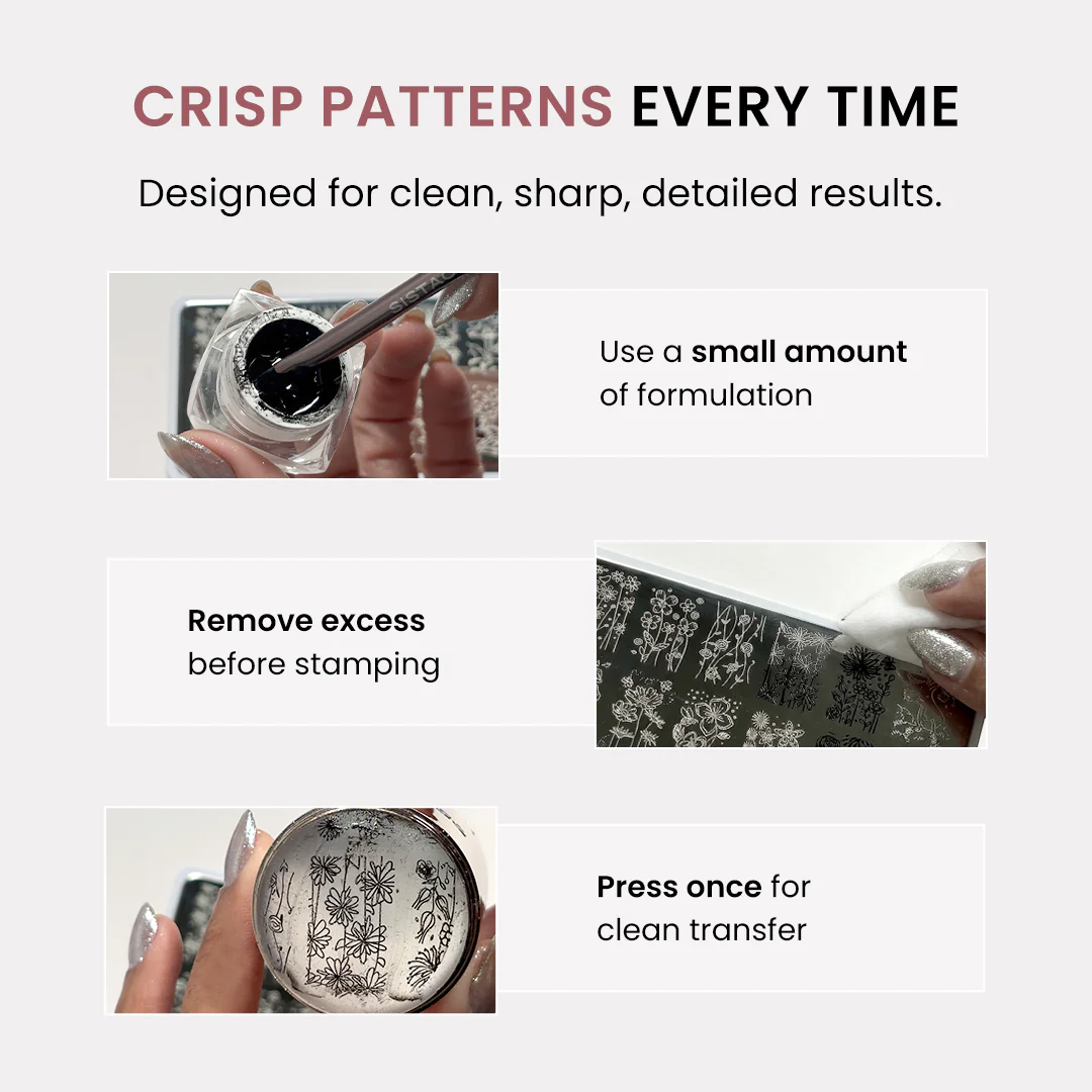 Pattern Press Nail Stamping Kit - Image 7