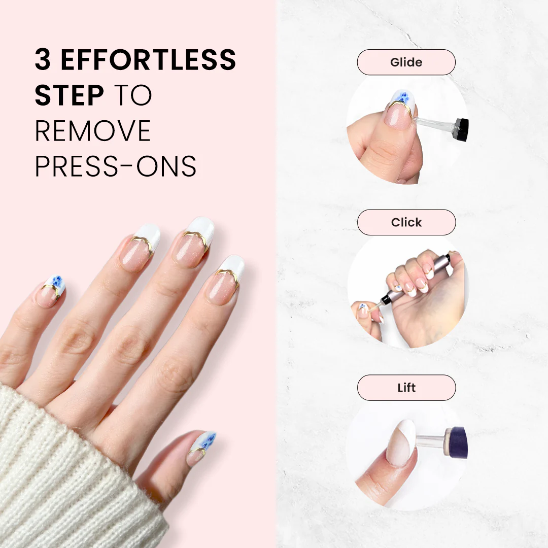 Bluebell Prism - Almond Sustainable Nails - Image 6