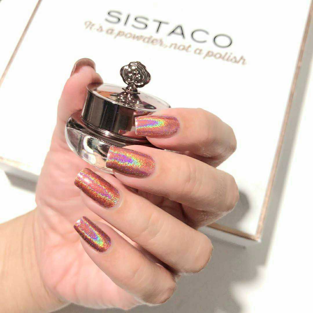 Pink Shatter - Holographic Nail Powder - Image 3