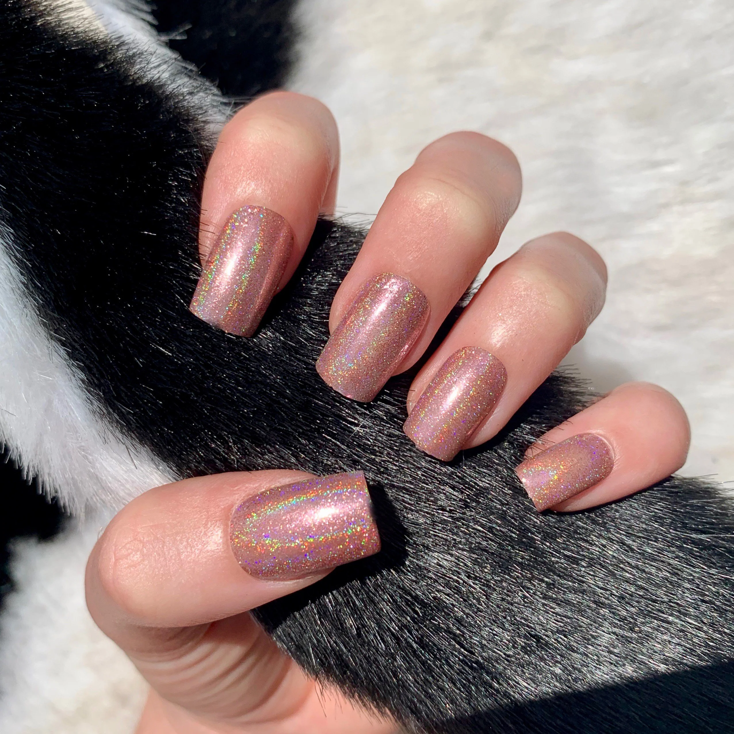 Rose Gold - Holographic Nail Powder - Image 3