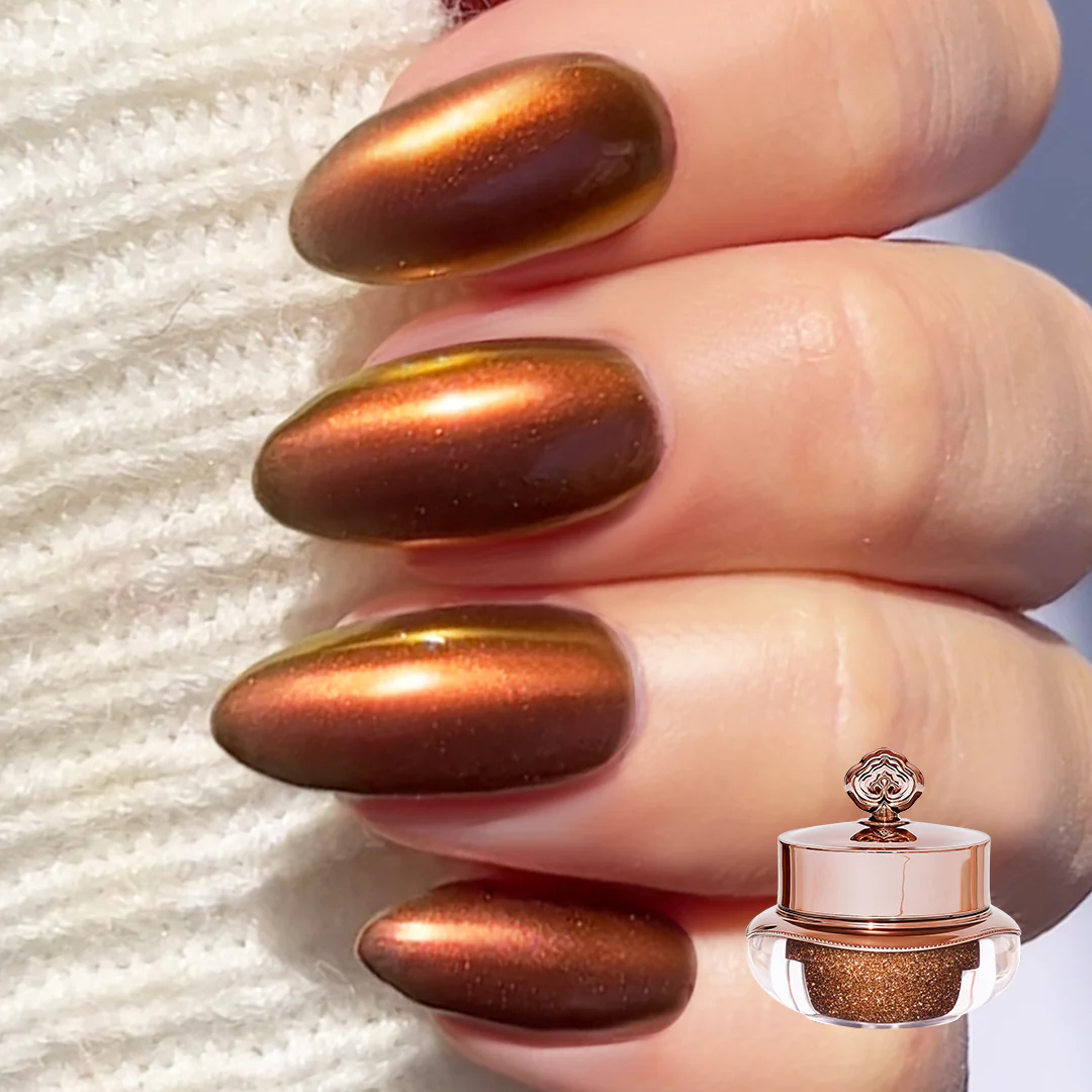 Saffron - Shade Shift Metallic Nail Powder