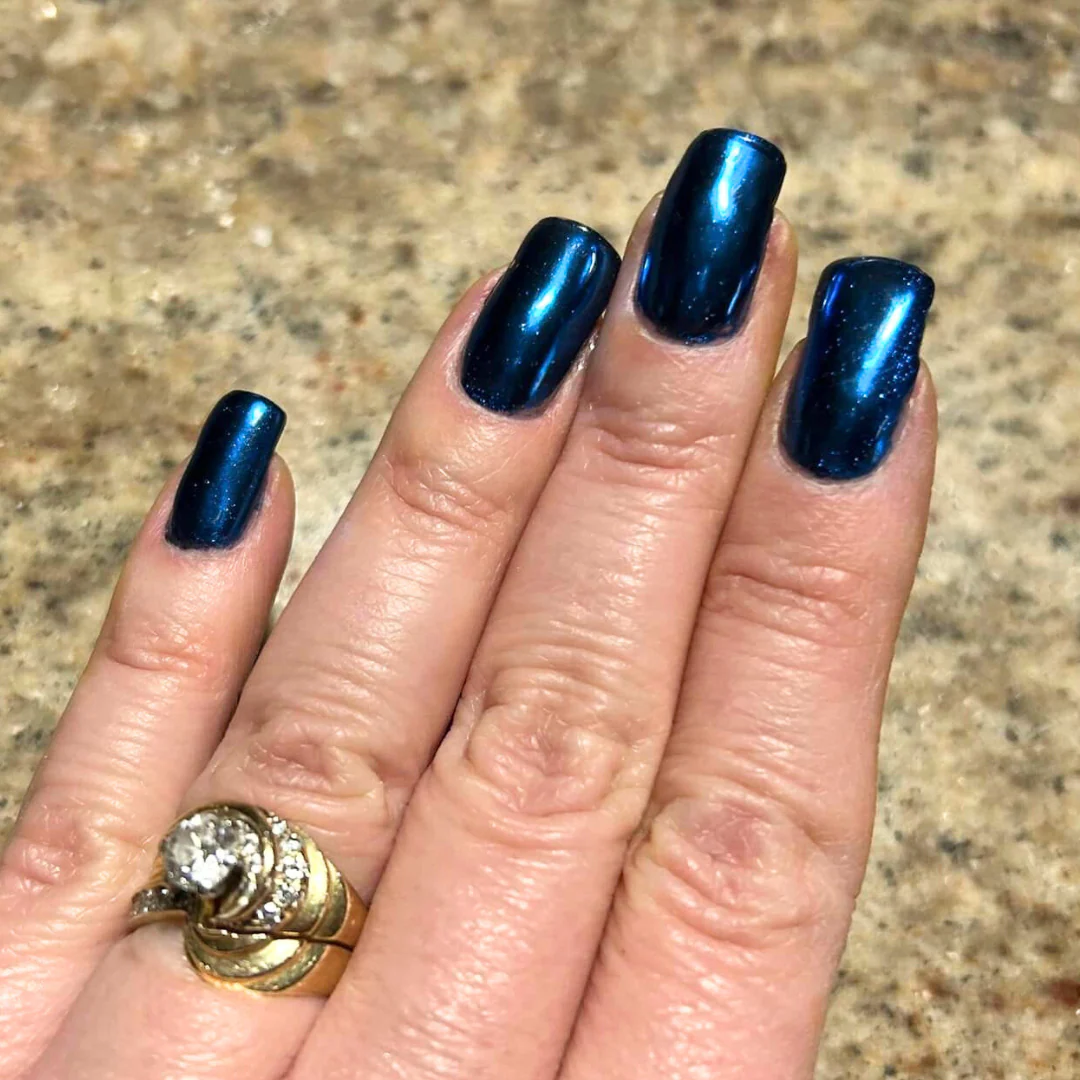 Sapphire - Metallic Nail Powder - Image 3