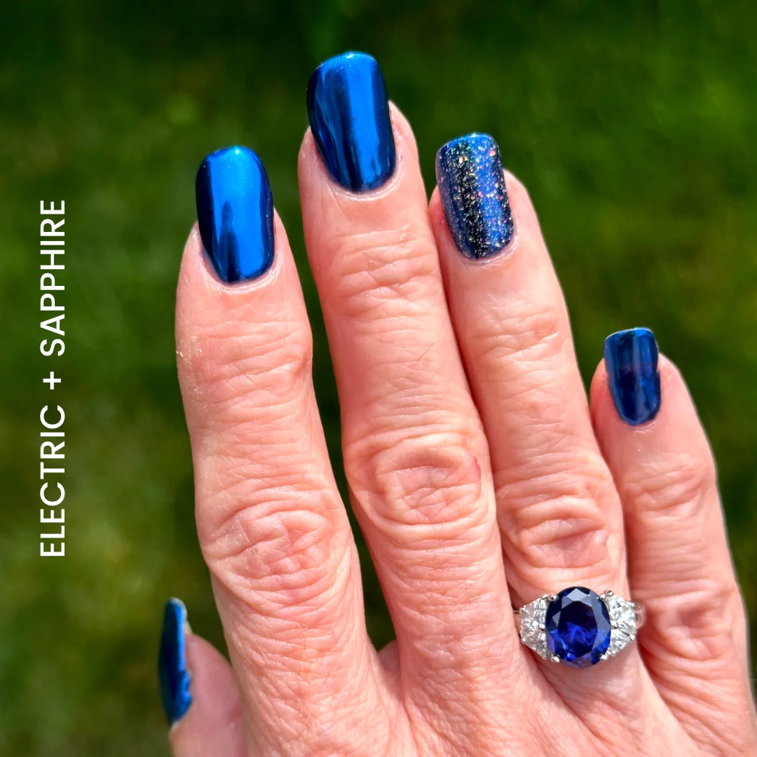 Sapphire - Metallic Nail Powder - Image 5