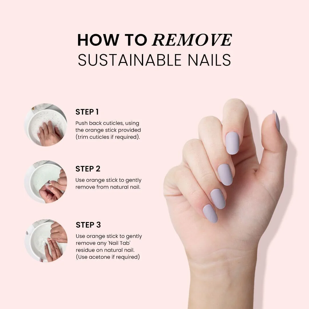 3 Piece Sustainable Nails Pack + 1 FREE - Image 5