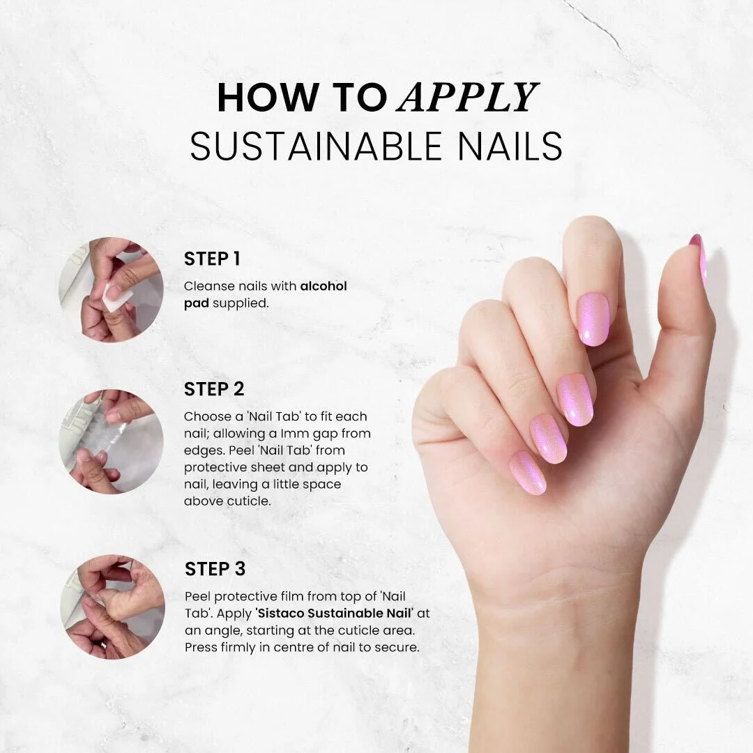 3 Piece Sustainable Nails Pack + 1 FREE - Image 6