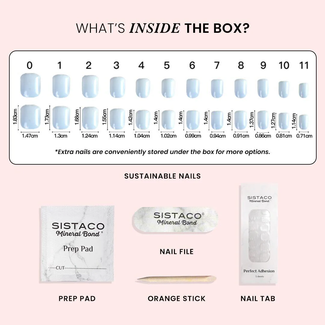 3 Piece Sustainable Nails Pack + 1 FREE - Image 8