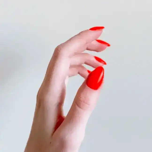 Vibrant Orange - Matte Neon Nail Powder - Image 2